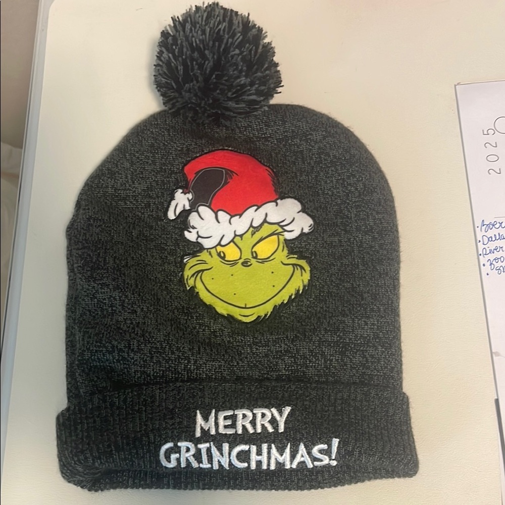 Grinch Pom-Pom Beanie